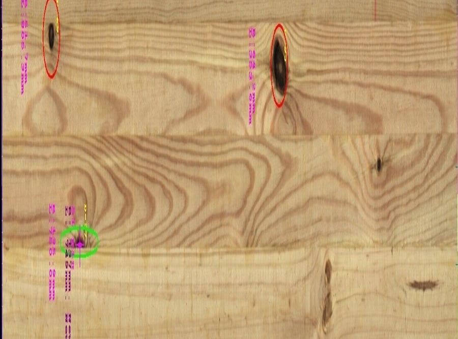 Machine vision for wood inspection