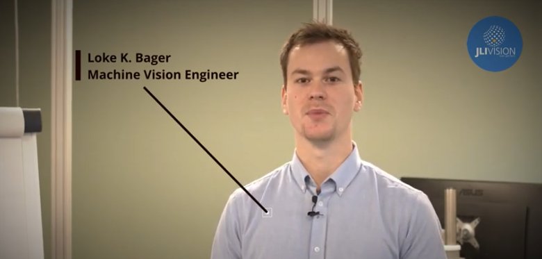 Vision lab. Machine vision for measuring the depth of a drill hole